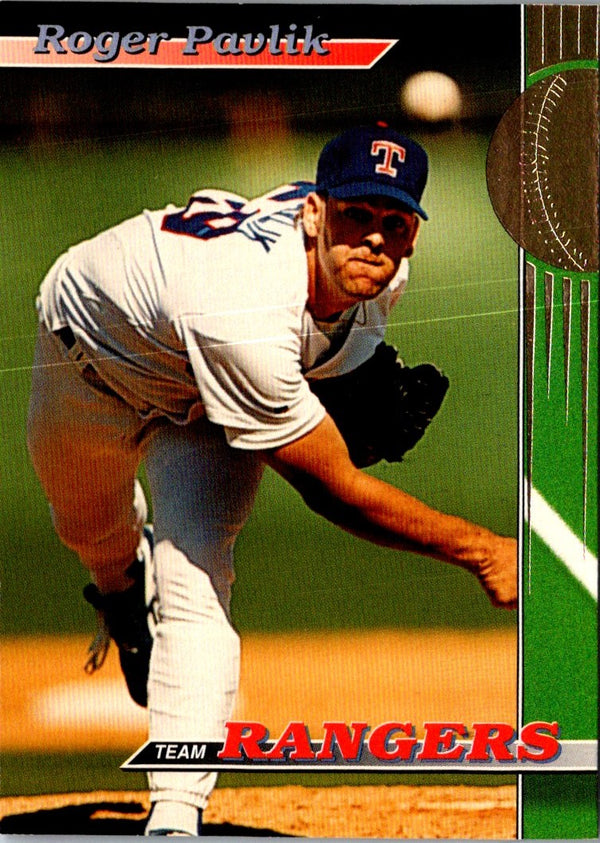 1993 Stadium Club Texas Rangers Roger Pavlik #5