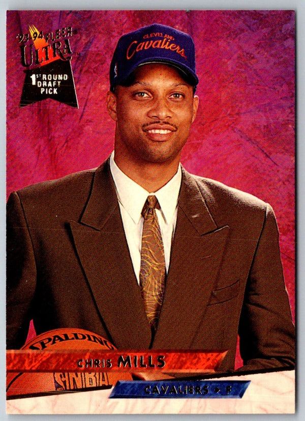 1993 Ultra Chris Mills #38 Rookie