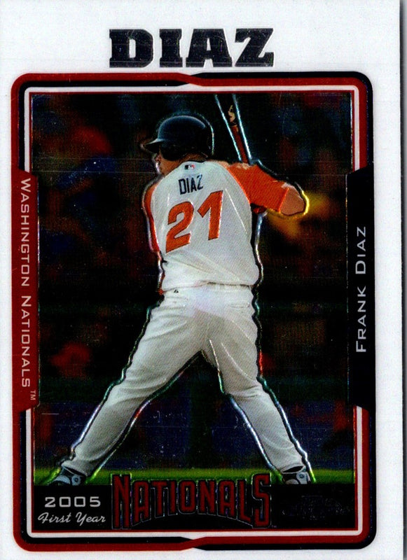 2005 Topps Chrome Update Frank Diaz #UH195 Rookie