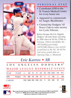 2001 Donruss Studio Eric Karros #105