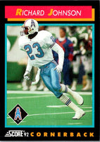 1992 Score Richard Johnson #383