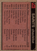 1980 Topps Chuck Muncie/Wes Chandler/Tom Myers/Elois Grooms/Don Reese