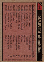 1980 Topps Chuck Muncie/Wes Chandler/Tom Myers/Elois Grooms/Don Reese #197