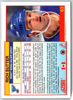 1991 Score Rich Sutter #63