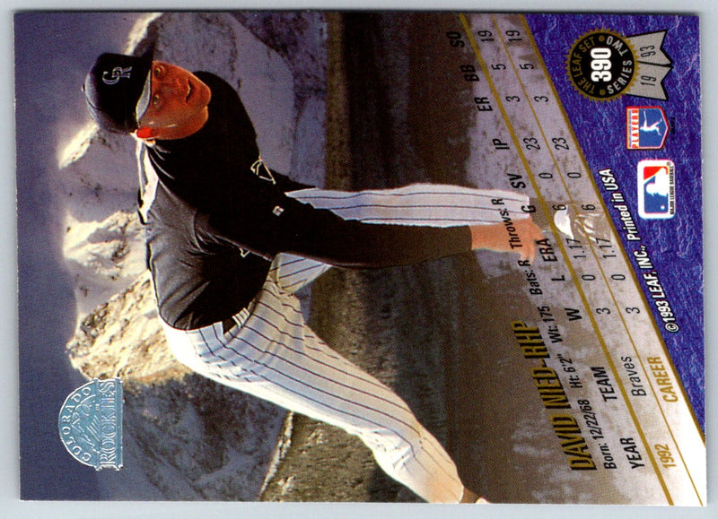 1993 Leaf David Nied