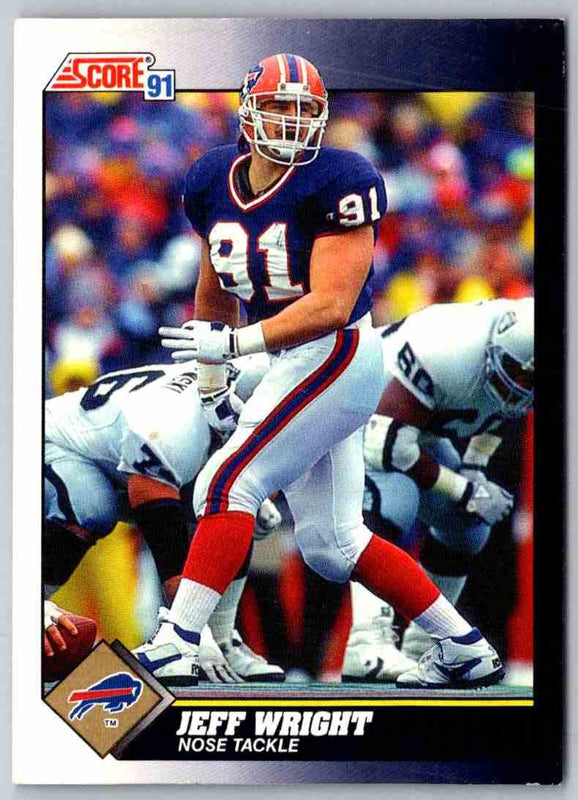 1991 Score Jeff Wright #493
