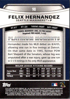 2010 Bowman Platinum Felix Hernandez #98