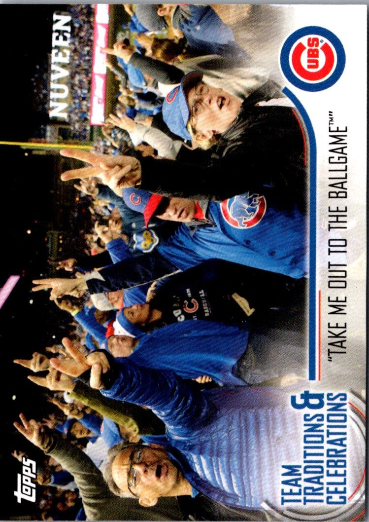 2018 Topps Opening Day Team Traditions & Celebrations Take Me Out to the Ballgame