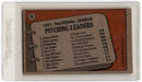 1972 Topps NL 1971 Pitching Leaders - Fergie Jenkins/Steve Carlton/Al Downing/Tom Seaver