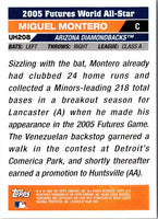 2005 Topps Updates & Highlights Miguel Montero #UH208 Rookie