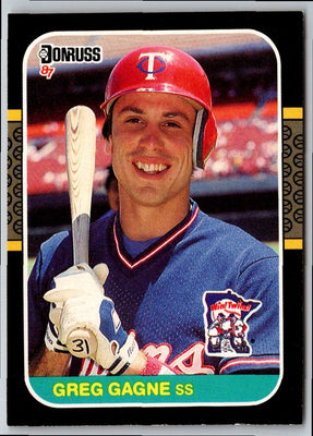 1986 Fleer Greg Gagne #395