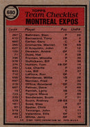 1981 Topps Montreal Expos - Dick Williams