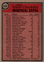 1981 Topps Montreal Expos - Dick Williams #680