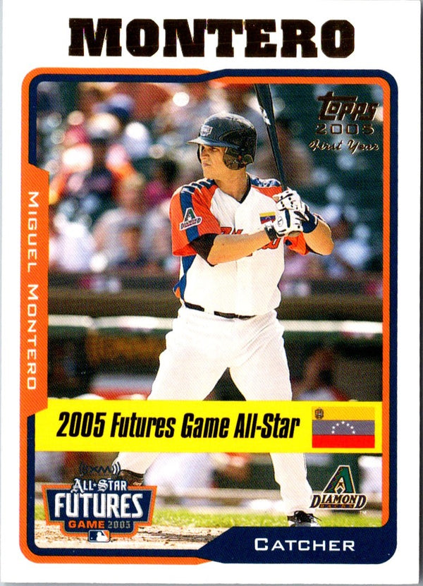 2005 Topps Updates & Highlights Miguel Montero #UH208 Rookie