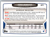 2013 Bowman Jorge Bonifacio #BP77