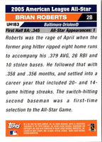 2005 Topps Updates & Highlights Brian Roberts #UH183