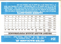 1982 Donruss Pete Mackanin #354