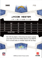 2008 Score Super Bowl XLIII Jacob Hester #382
