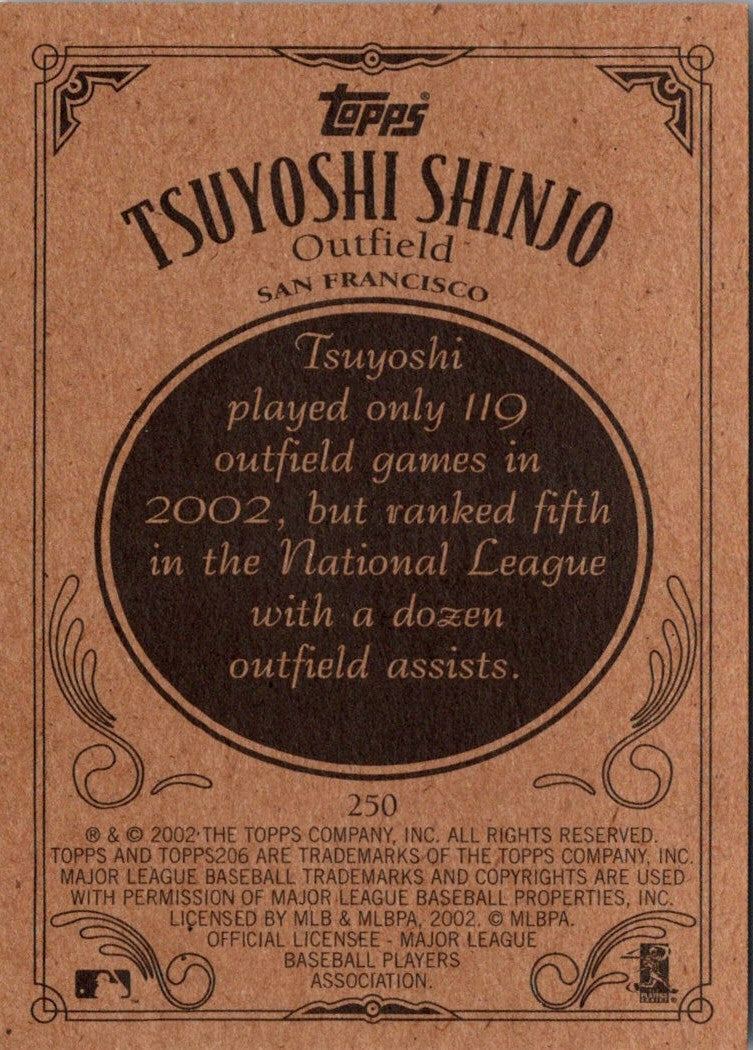 2002 Topps 206 Tsuyoshi Shinjo