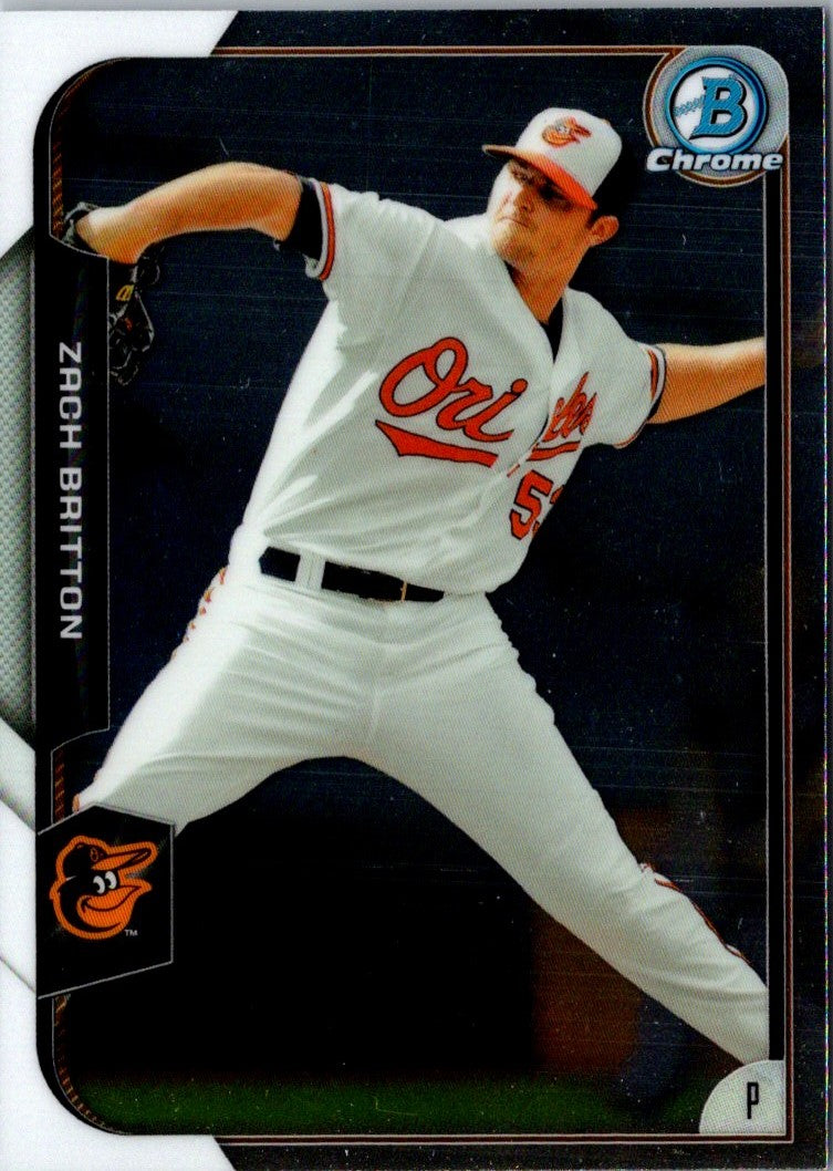 2015 Bowman Chrome Zach Britton