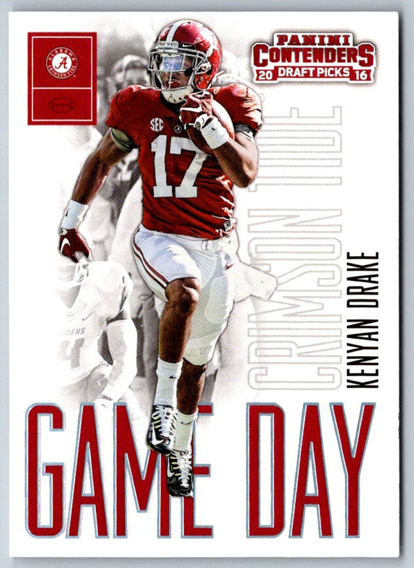 2016 Panini Contenders Draft Picks Game Day Tickets Kenyan Drake #37