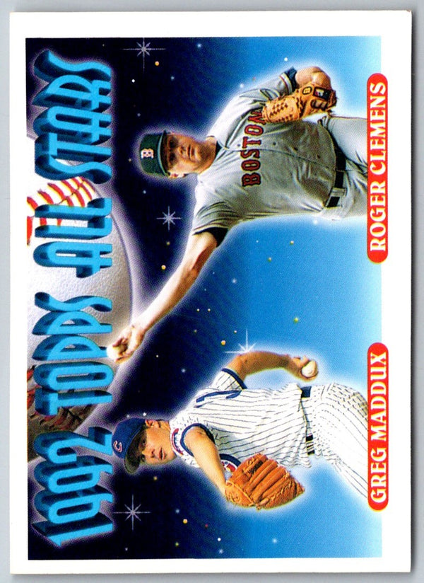 1993 Topps Greg Maddux/Roger Clemens #409