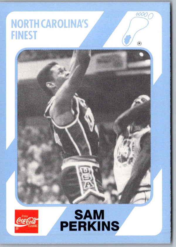 1989 Collegiate Collection North Carolina's Finest Sam Perkins #73