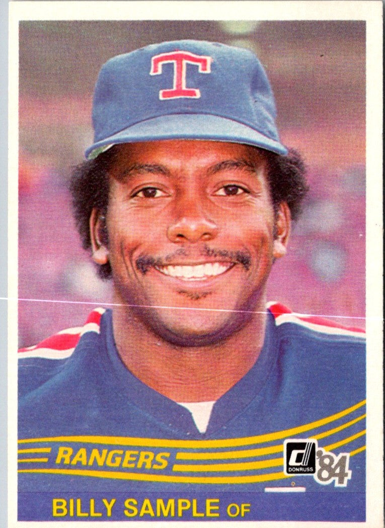 1984 Donruss Billy Sample