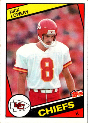 1983 Topps Nick Lowery #9