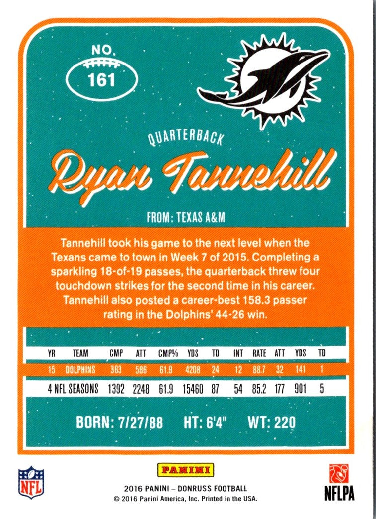 2016 Donruss Ryan Tannehill