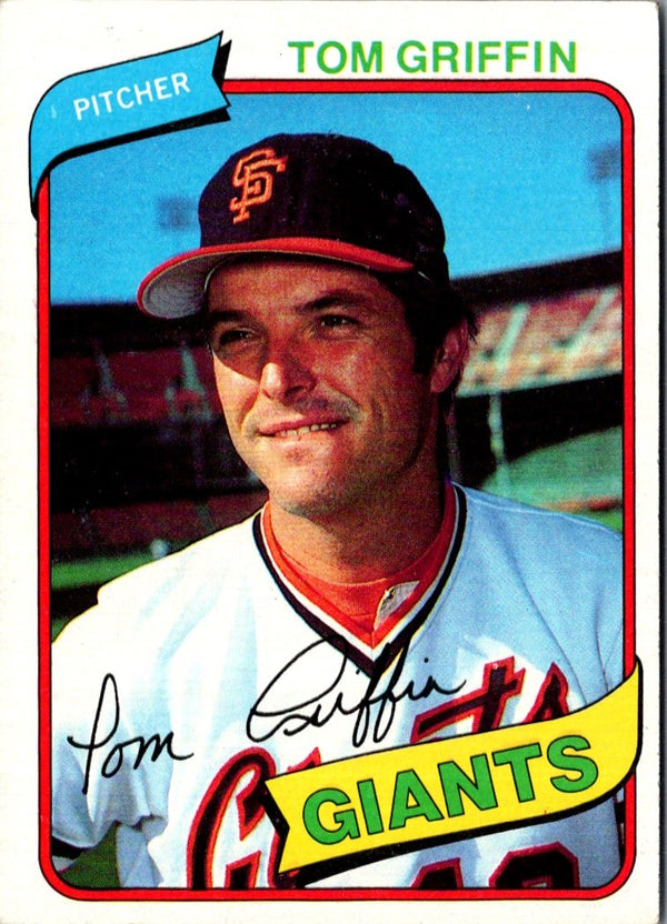 1980 Topps Tom Griffin #649