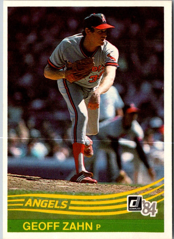 1984 Donruss Geoff Zahn #402