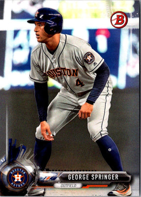 2017 Bowman Blue George Springer #87 /150