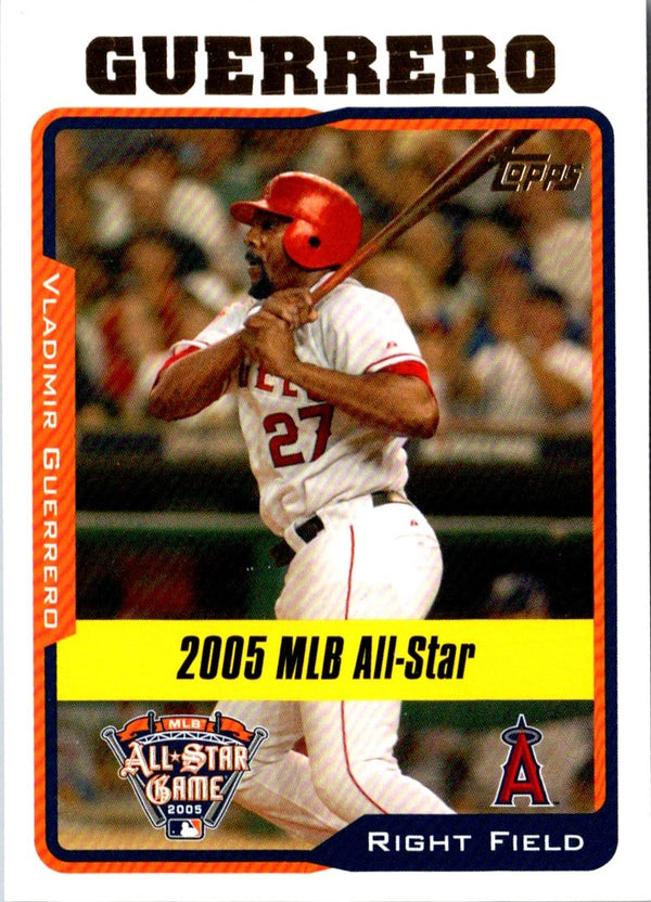 2005 Topps Updates & Highlights Vladimir Guerrero #UH180