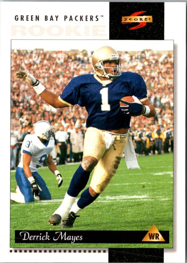 1996 Score Derrick Mayes #235 Rookie