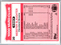 1988 Topps 1000 Yard Club Webster Slaughter #20