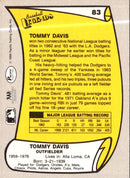 1988 Pacific Legends I Tommy Davis