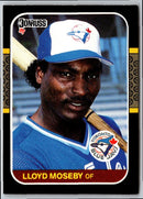 1987 Donruss Lloyd Moseby