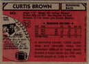 1980 Topps Curtis Brown