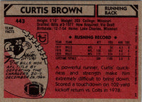 1980 Topps Curtis Brown #443 Rookie NM-MT
