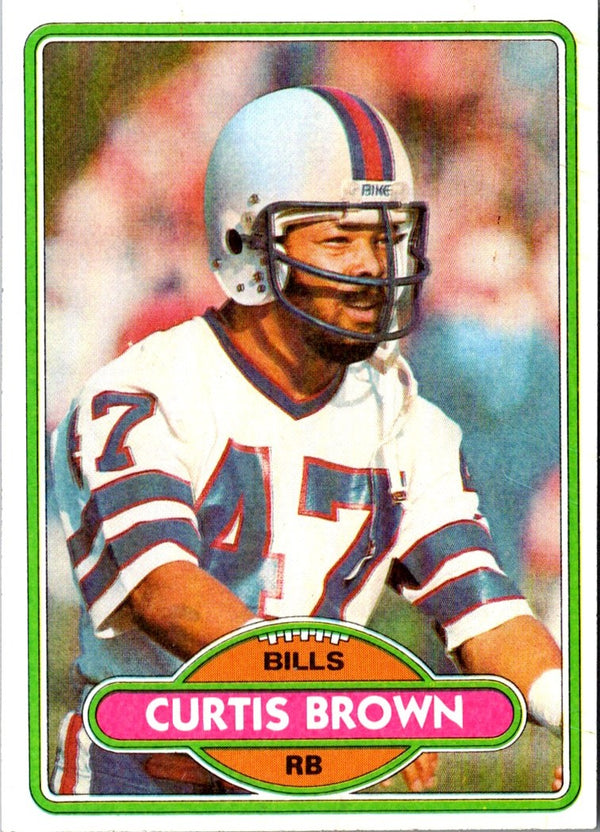 1980 Topps Curtis Brown #443 Rookie NM-MT