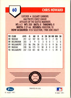 1991 Line Drive AAA Chris Howard #60