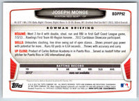 2013 Bowman Joseph Monge #BDPP92