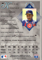 1994 Leaf Limited Kevin Foster #19 Rookie