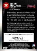 2010 Topps Ticket to Town Brian McCann