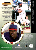 1999 Pacific Invincible Brian Jordan #14