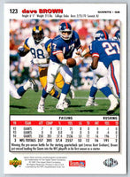 1995 Upper Deck Dave Brown #123