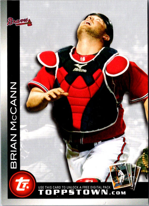 2010 Topps Ticket to Town Brian McCann #TTT11