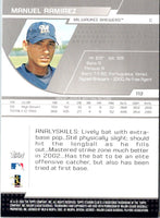 2003 Stadium Club Manuel Ramirez #119B