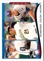 2014 Topps Max Scherzer/Bartolo Colon/Matt Moore #299